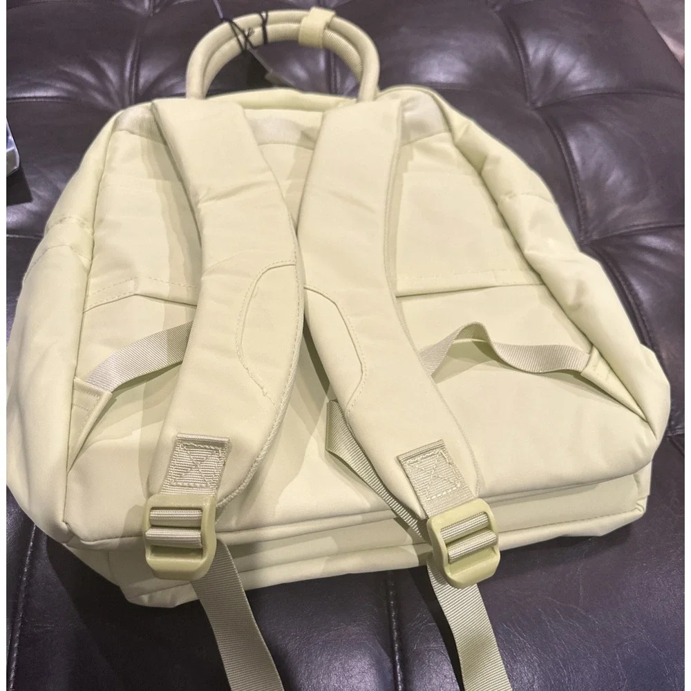 Open Story Lot Of 2 Travel Backpacks Lime Commuter & Blue Fitted Flap School